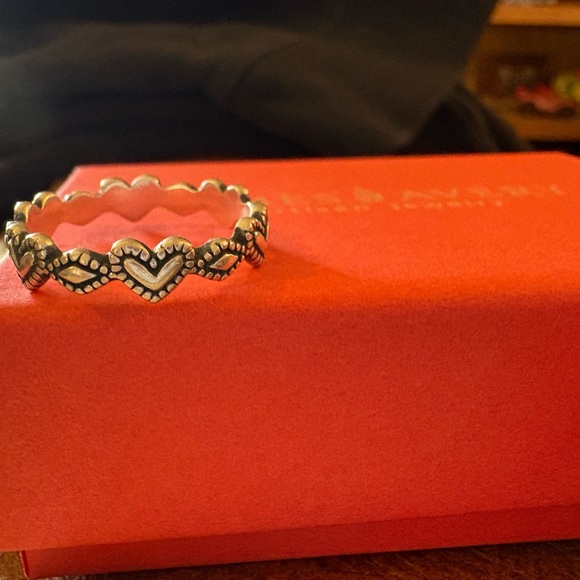 James Avery Silver Heart Band - Picture 5 of 6